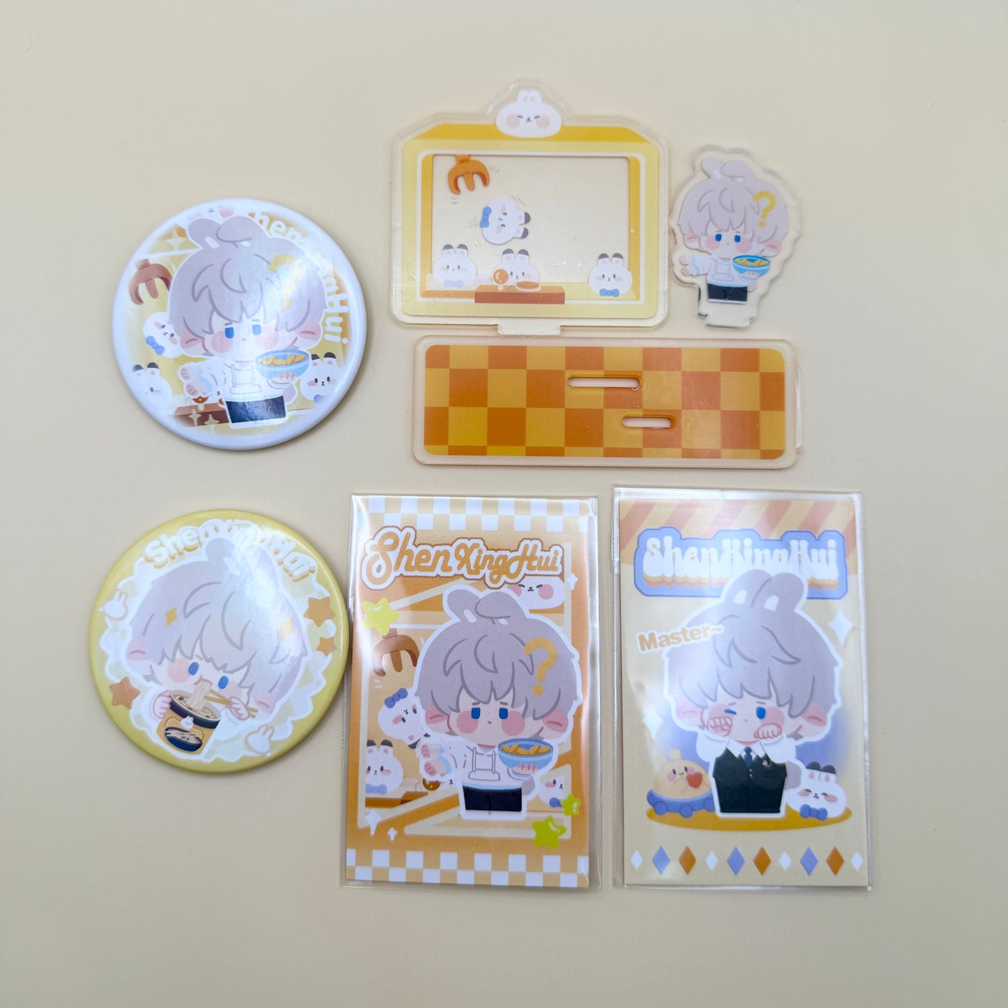 Love and Deepspace | Sylus | Rafayel | Xavier | Zayne | Caleb Button/Dual-slots Acrylic Stand/Card Set