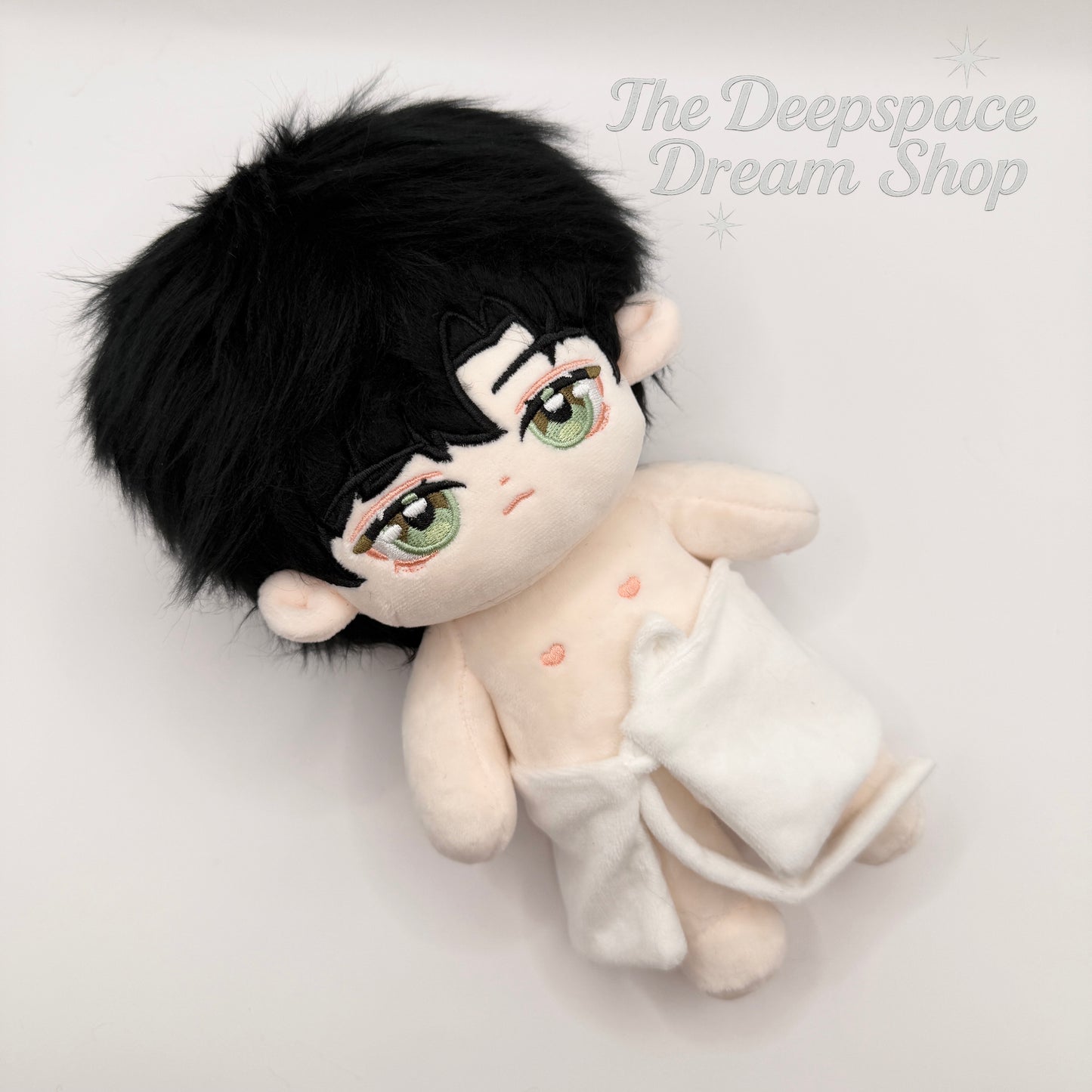 Love and Deepspace Sylus | Xavier | Zayne | Rafayel | Caleb Plushie (20 cm) with Removable Mini Bath Towel