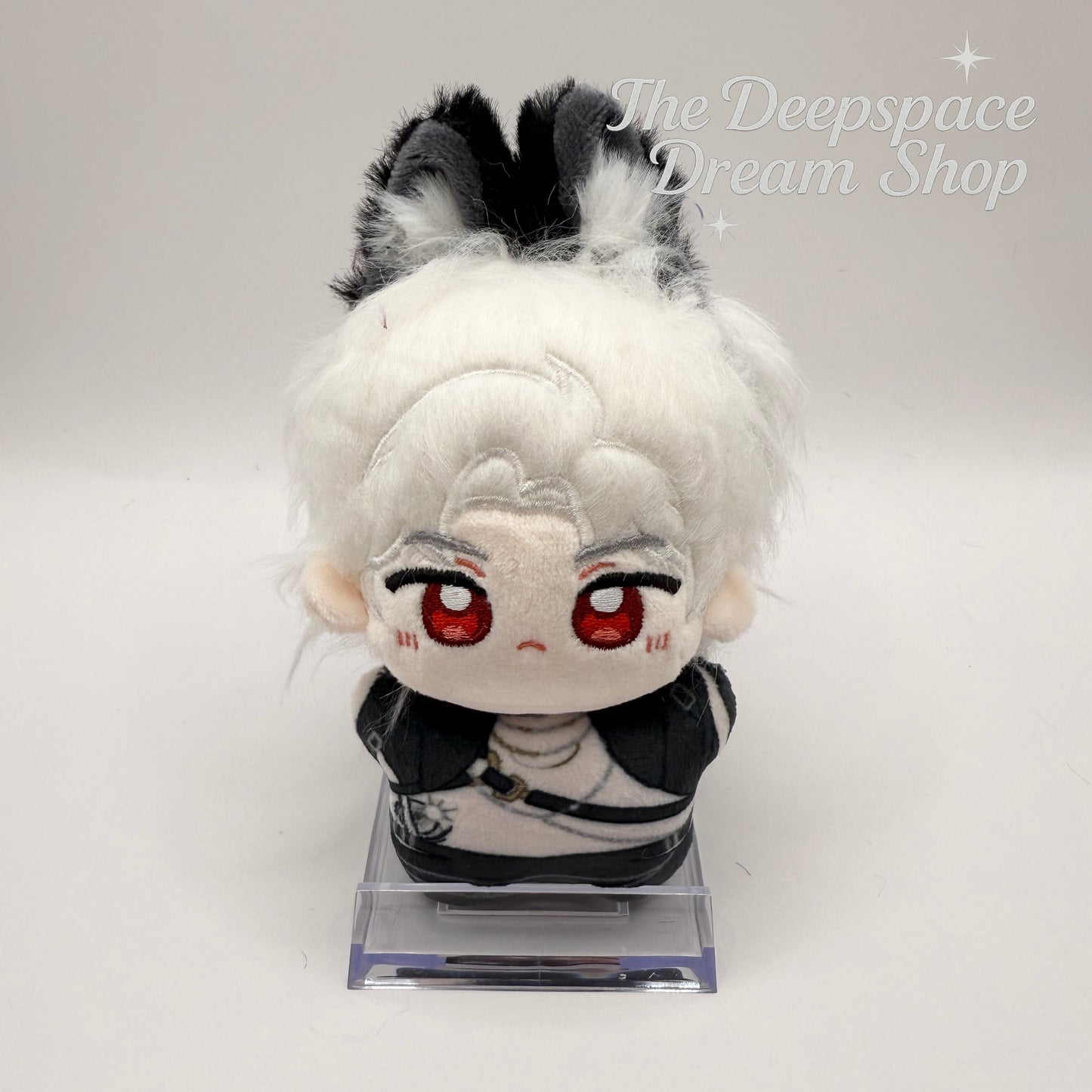 Love and Deepspace | Sylus | Rafayel |Zayne|Xavier | Caleb Plushie Doll Keychain (10cm) - Removable Ear Band