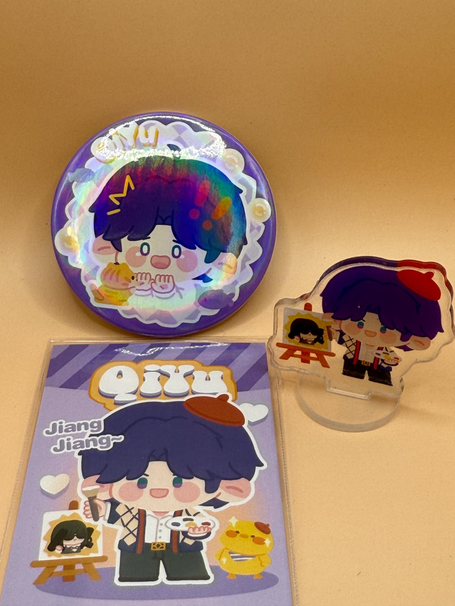 Love and Deepspace Rafayel | Xavier Happy Birthday Button/Mini Stand/Card Set