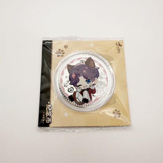 [Official Merch] Love and Deepspace & Yuyuan Garden Collaboration ”Meow's Time" Series Commemorative Coin - Xavier | Zayne | Sylus | Rafayel