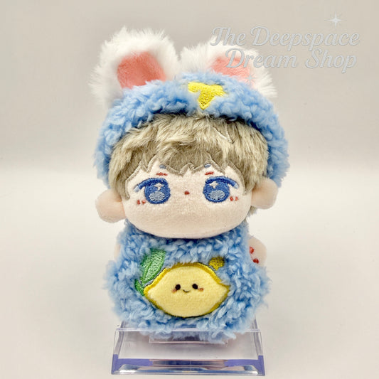 Sylus ｜ Rafayel | Zayne｜ Xavier Plushie Doll Keychain (10 cm) With Fruit Clothes | Love and Deepspace